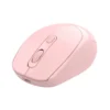 Bluetooth mouse mobile phone tablet notebook silent charging office 2.4g Morandi color dual-mode wireless mouse