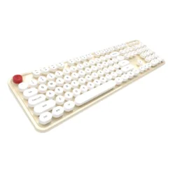 Wired Keyboard Vintage Polka Dot Desktop Laptop Office Keyboard