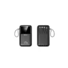 Two-way fast charging 22.5W portable self-contained cable power bank 20000mAh mobile power supply