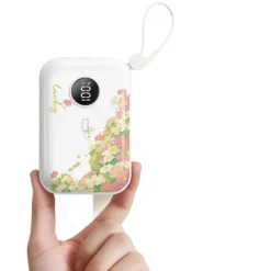 3C certification can fly on the new high definition with its own two-wire compact portable simple advanced mobile power supply